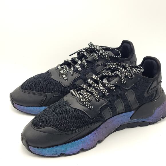 Adidas Nite Jogger Metallic Blue Boost 2019 Knit men's size 11 - Picture 4 of 9
